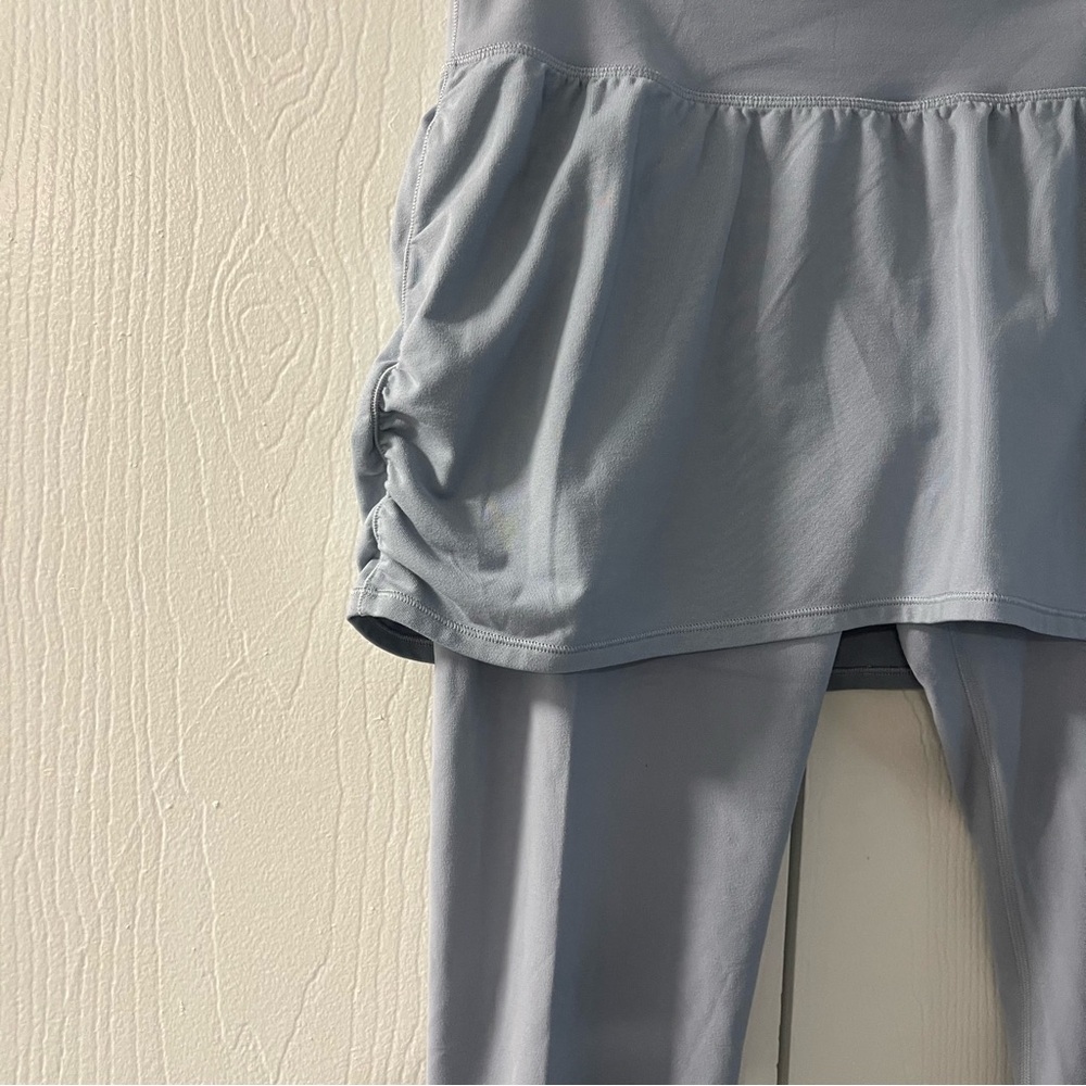 Athleta Light Blue Skirted Leggings - Picture 4 of 7